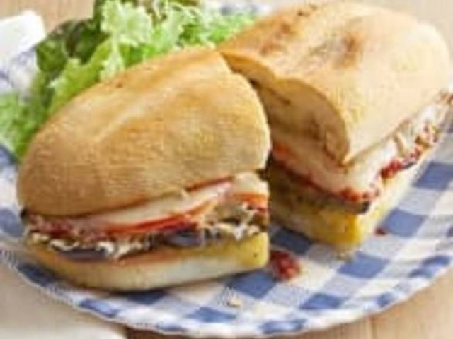 10" Eggplant Parmesan Sub.